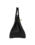 Birkin 25 In Clemence Black, side view